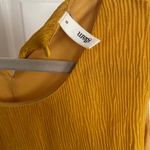 Glam  Gold A Shaped Dress with Ruffles Photo 2