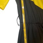 Frederick's of Hollywood Vtg 70s  Fit & Flare Black Yellow Dress Size‎ 7 Tradwife Photo 9