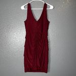Emerald Sundae Burgundy Glitter Bodycon Dress Large Cocktail Party Dress Photo 4