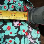 Philosophy  Blue Red Pink Black Floral Print. Sleeveless Ruffle Cut Out Back Sz S Photo 9