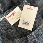 Wrangler NWT  High Rise Fierce Flare Paisley AOP Paisley Print Cowgirl 18X32 Photo 3