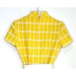 Vintage 60s Arlene Andrews Polyester Mini Dress Size S Yellow Photo 5