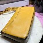 Coach  Dinky 3 way carry In Glovetanned Leather Yellow Crossbody, shoulder Bag Photo 7