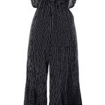 American Eagle Pinstripe Jumpsuit Photo 0