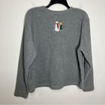 Croft & Barrow Vintage ‎ Christmas fleece button down size medium Photo 3