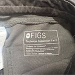 FIGS Women’s High Waisted Zamora Jogger Scrub Pants Pull On in Black MT Photo 8