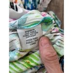 Jams World Women's Paisley Rain print V-Neckline Single Tier Ruffle Dress Size L Photo 9