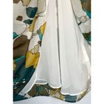 Katherine Barclay  Women's Flared Sleeve Lined Floral Blouse Multicolor Medium Photo 7