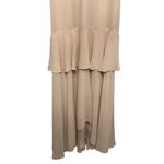 Lulus Mermaid Maxi Dress Gown Cherish The Moment Lined Maxi Ruffle Pink XS NWOT Photo 3