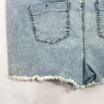 A Beautiful Soul Plus Size 24 Denim Shorts Light‎ Blue Colorblock High Rise 1661 Photo 8