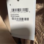 Rachel Parcell long sleeve satin wrap dress beige sand, New with Tags Photo 3