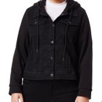 Wallflower Women's The Dreamer‎ 2 Fer Black Long Sleeve Denim Jacket Size 2X NEW Photo 0