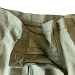 Anne Larson Linen Dress Pants Green Size 12 Photo 1