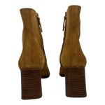 Mango Round Toe Heel Suede Ankle Boots Medium Brown Size 39/ 8.5 Photo 5