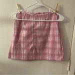 SheIn Plaid Pink/White Skirt S Barbiecore Light Academia Bratz Classic Preppy Photo 3