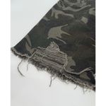 Kancan Camo Distressed Women's XL Shorts Belt Ruffle Top High Rise Tie Green Photo 2