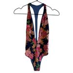 Maaji  Reversible‎ Cheeky Cut Plunge One Piece Swimsuit Small Photo 4