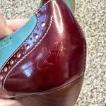 John Fluevog Brogued Lace-up Oxford Heel Blue Green Burgundy 11 Discontinued Photo 7