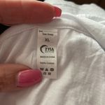 Zyia NWT White Cropped Sleeveless Hoodie Tank XL Photo 4