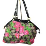 Betsey Johnson Skull & Roses Shoulder Bag Multicolor Women's Handbag Photo 2