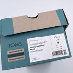 Toms NEW Alpargata Leather Wrap Flats Slip On Shoes Cement Suede Braided Edge Photo 8