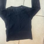 Alo Yoga  Perforated Long Sleeve crop Top Photo 3