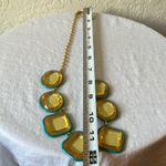 Kate Spade : Gold Tone & Teal Necklace- Statement Piece Photo 11