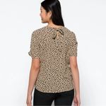 PaperMoon Claudia Ruched Sleeve Blouse Size Large Photo 1