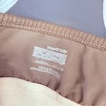 Nike  Fit Dry Workout Cut Out Layered Tank Top Gray Brown Rare XS Photo 2