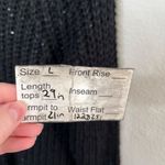 Anthropologie Knitted and Knotted Black Cable Knit Sequin Sweater L Photo 5