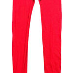 SKIMS  Cotton Rib Legging Red S NWT Women's Lounge Stretch High Waist Cranberry Photo 0