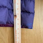 Eddie Bauer Women's EB650 Fill Long Down Puffer Jacket Zip Hooded Plum Grape S Photo 8