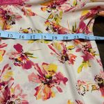 The Pioneer Woman Laced Square Neck Flutter Sleeve Floral Pink Blouse size 2X White Photo 5