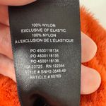 Aritzia Sunday Best Kitten Sweater XS Orange Fuzzy Cropped Long Sleeve Pullover Photo 9