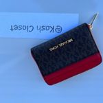 Michael Kors Flame Card Case Wallet Zip Around Photo 0