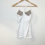 Lululemon  women’s white power Y built in bra tank top Photo 3