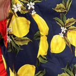 Lemon print dress Blue Photo 8