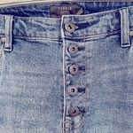 Torrid High-Rise Straight Button Fly Jeans Women's 20R Light Wash Side Hem Slit Photo 4