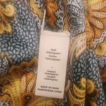 Cinq A Sept Brady Paisley Ruffle Tiered Baby Doll Dress In Eucalyptus Size 0 Green Photo 4