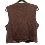 Napa Valley Petites Vintage Full Zip Brown Mock Neck Vest Size undefined Photo 1