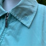 Ralph Lauren  Women L Turquoise Windbreaker Jacket Hoodie Zip w/snaps Photo 2