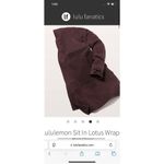 Lululemon Sit in Lotus wrap cardigan Photo 4