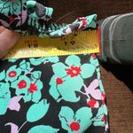 Philosophy  Blue Red Pink Black Floral Print. Sleeveless Ruffle Cut Out Back Sz S Photo 10