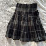 Preppy school girl style mini skirt Black Photo 0