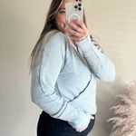 Free People NWT  lupine light blue wrap top Photo 4