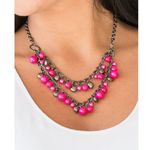Paparazzi Watch Me Now Pink Necklace (189) Photo 0
