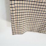 Loft Ann Taylor yellow checkered gingham plaid wide leg ankle pants size 8 Photo 5