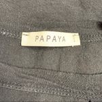 Papaya Never Stop Dreaming Oversized Deep V Neck Black Choker T-shirt Size Small Photo 7