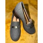 Dr Scholls Rate Up Bit Grey Loafer Heels Women's Size 11 M Block Heel, NIB Gray Photo 9