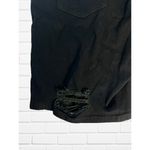 V.I.P. Jeans Women's Jean Shorts‎ Black Size 21/22 Distressed High Rise Photo 5